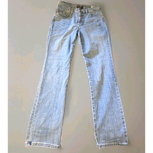 Vintage Lee Relaxed Fit Straight Leg Mom High Rise Denim Jeans Faded 10 Long - Picture 1 of 7